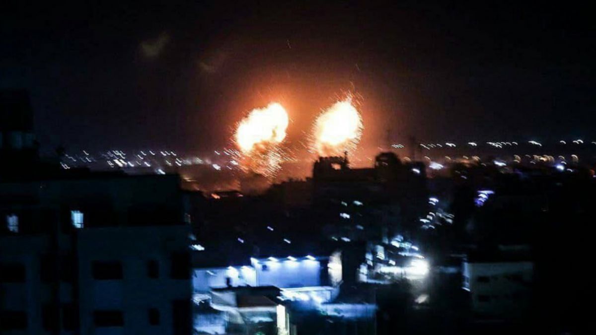 İşgalci İsrail’den Gazze Şeridi'ne hava saldırısı