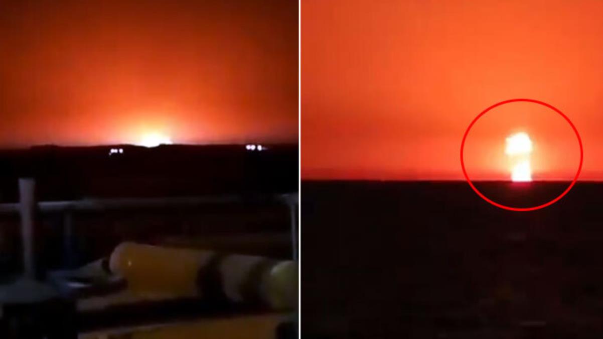 Hazar Denizi'nde büyük patlama! Azerbaycan'dan açıklama...