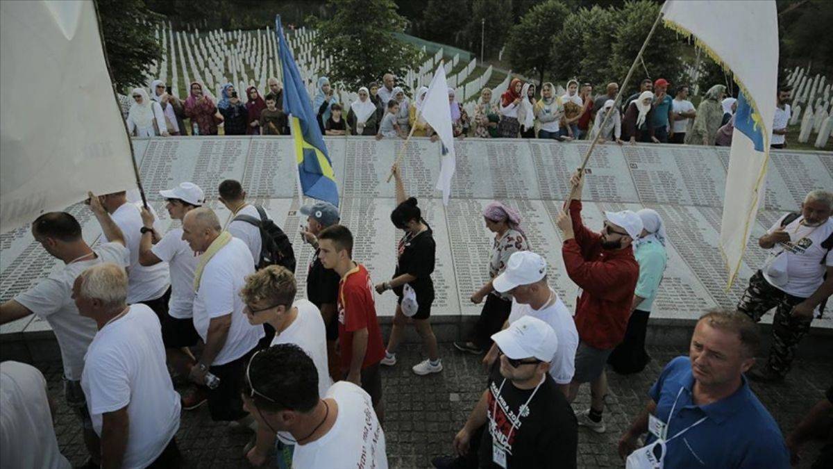 Bosna'da ölüm yolunda 'Barış Yürüyüşü' sona erdi
