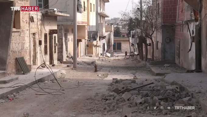 Yıkıntıların arasından ezan sesi yükseldi (Video Haber)