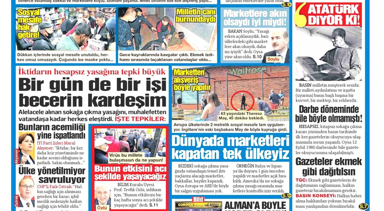 Atatürk CHP’li belediyeler sözcü dağıtsın dedi mi ?