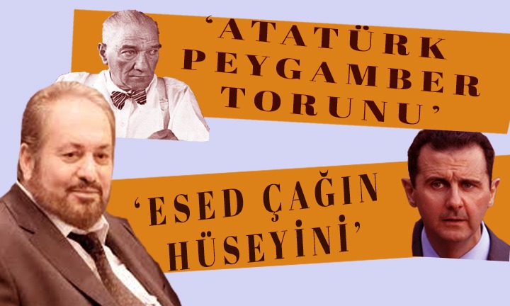 Atatürk'ü Seyyid Esed'i çağın Hüseyin'i ilan etmişti
