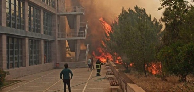 ODTÜ kampüsü yanıyor