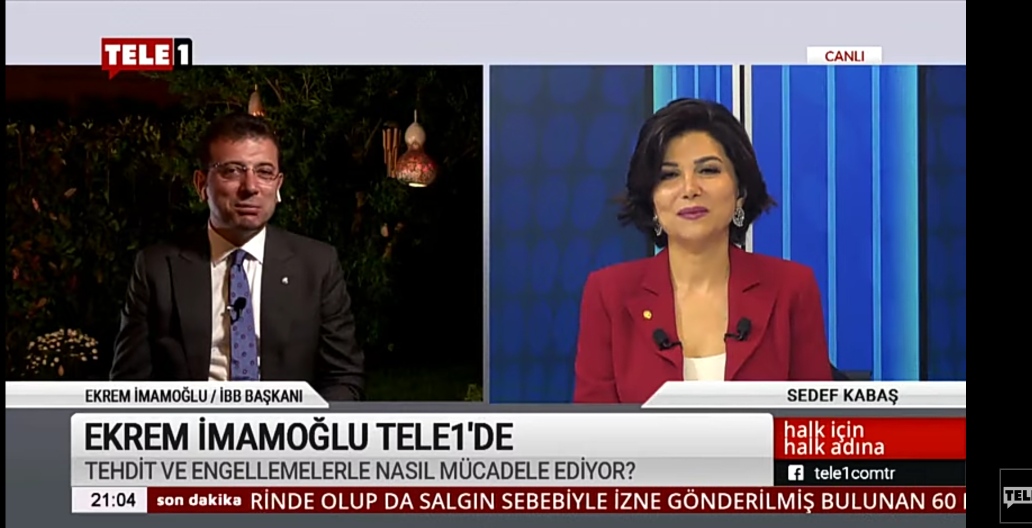 Tele 1 spikeri canlı yayında konuk övme rekoru kırdı (Video Haber)