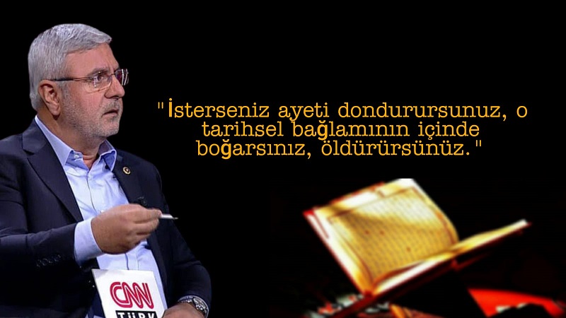 Mehmet Metiner'den Kur'an ayetleri hakkında şok sözler