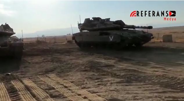 İsrail askerleri tanklarını bırakıp kaçtı ( Video Haber)