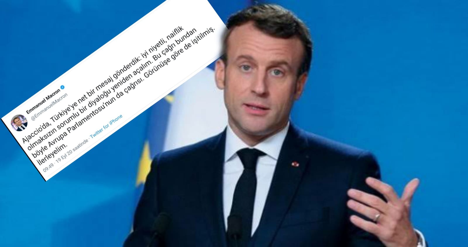 Emmanuel Macron Türkçe mesaj paylaştı