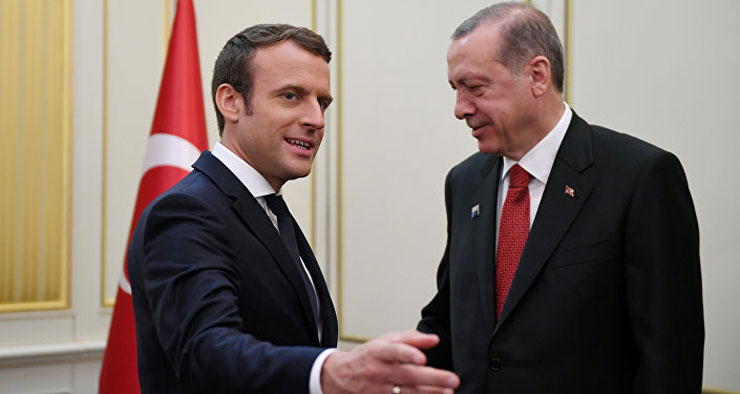Erdoğan ve Macron görüştü: Sorunların  çözümü masada