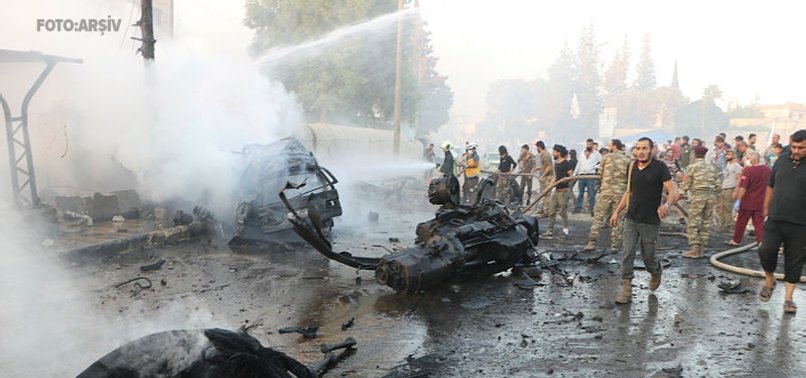 Afrin'de patlama: 2 yaralı.