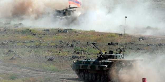 Ermeniler Terter kentine saldırıyor