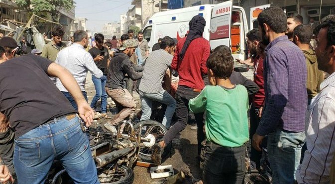 El Bab'ta korkunç patlama: 17 ölü 30'dan fazla yaralı (Video Haber)