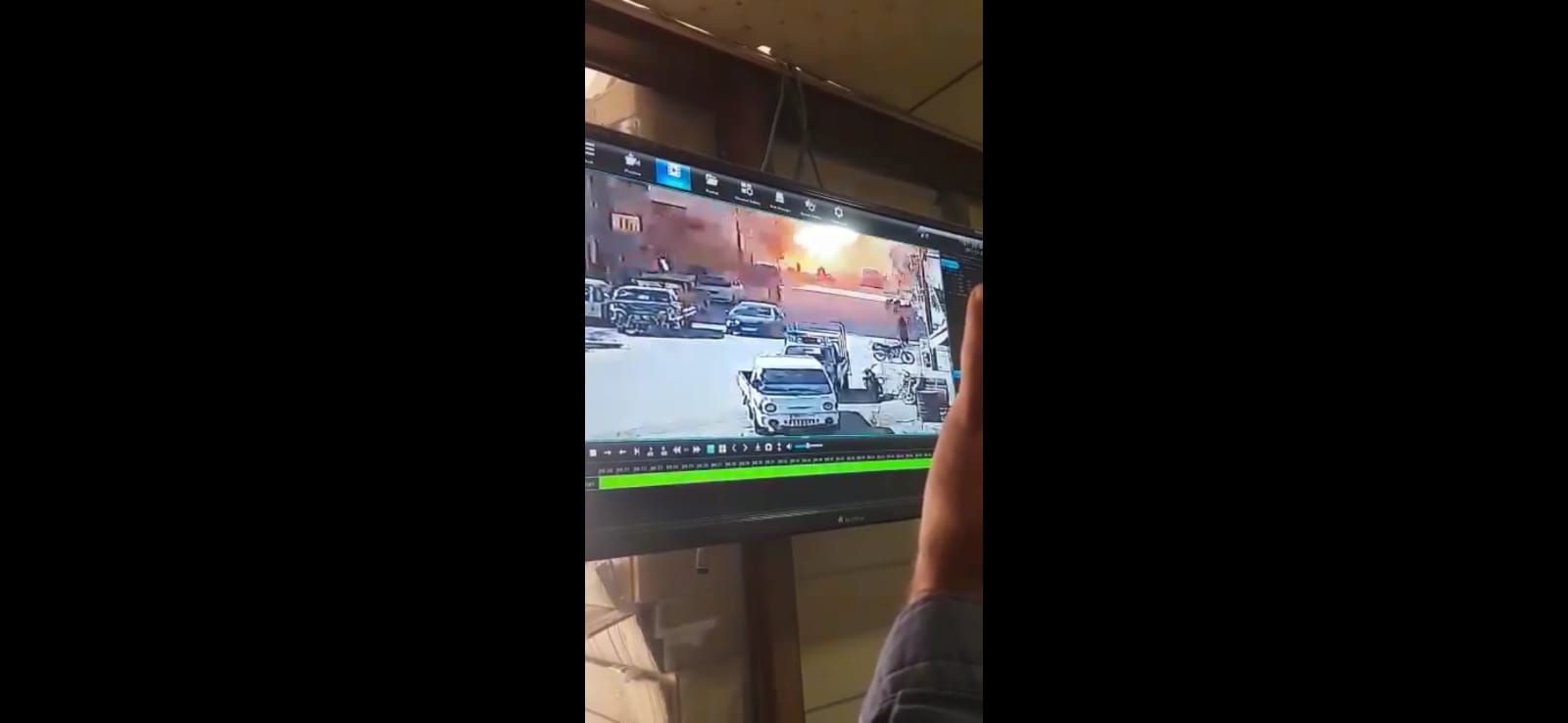 El Bab'ta kan donduran katliamın saniye saniye kamera kaydı (Video Haber)