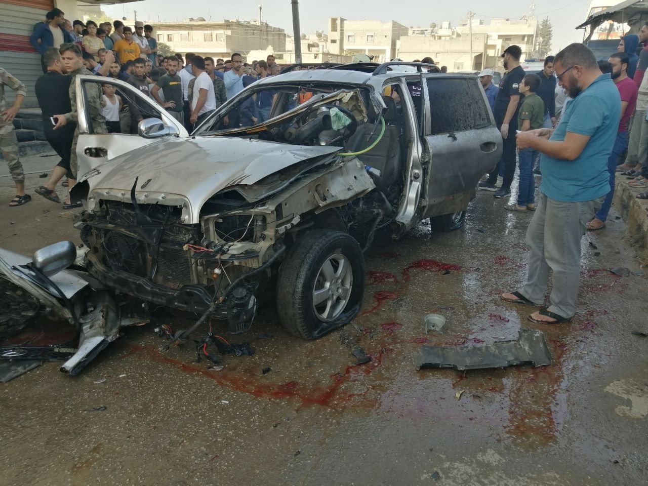 Azez'de askeri hakime bombalı suikast (Video Haber)