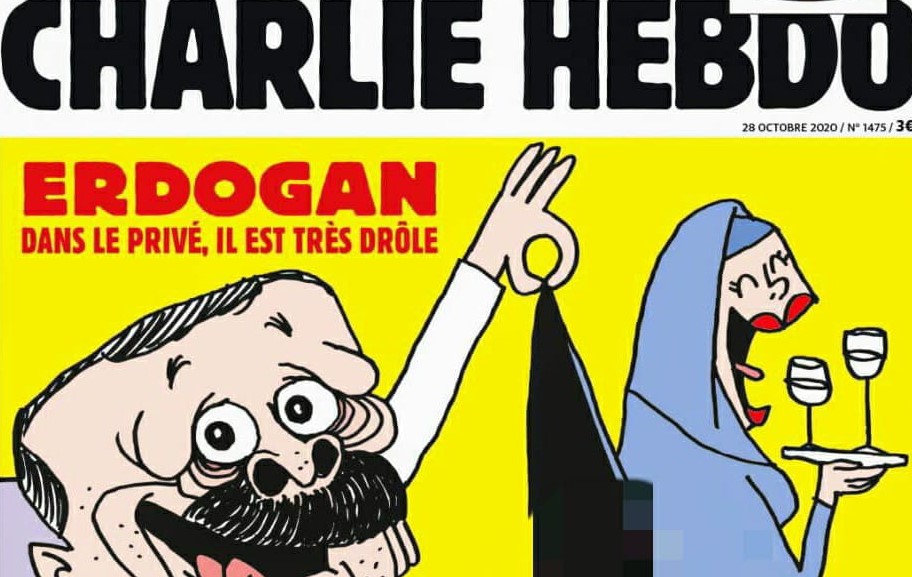 Charlie Hebdo'dan yeni provokasyon: Son sayısında Erdoğan'ı hedef aldı