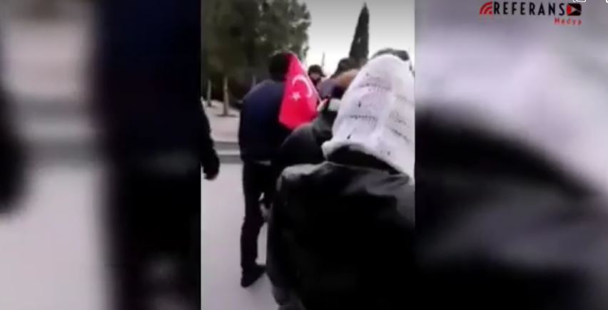 Bakü'de gösteri: Rusya Karabağ'dan çık, Türkiye Karabağ'a gel sloganları atıldı