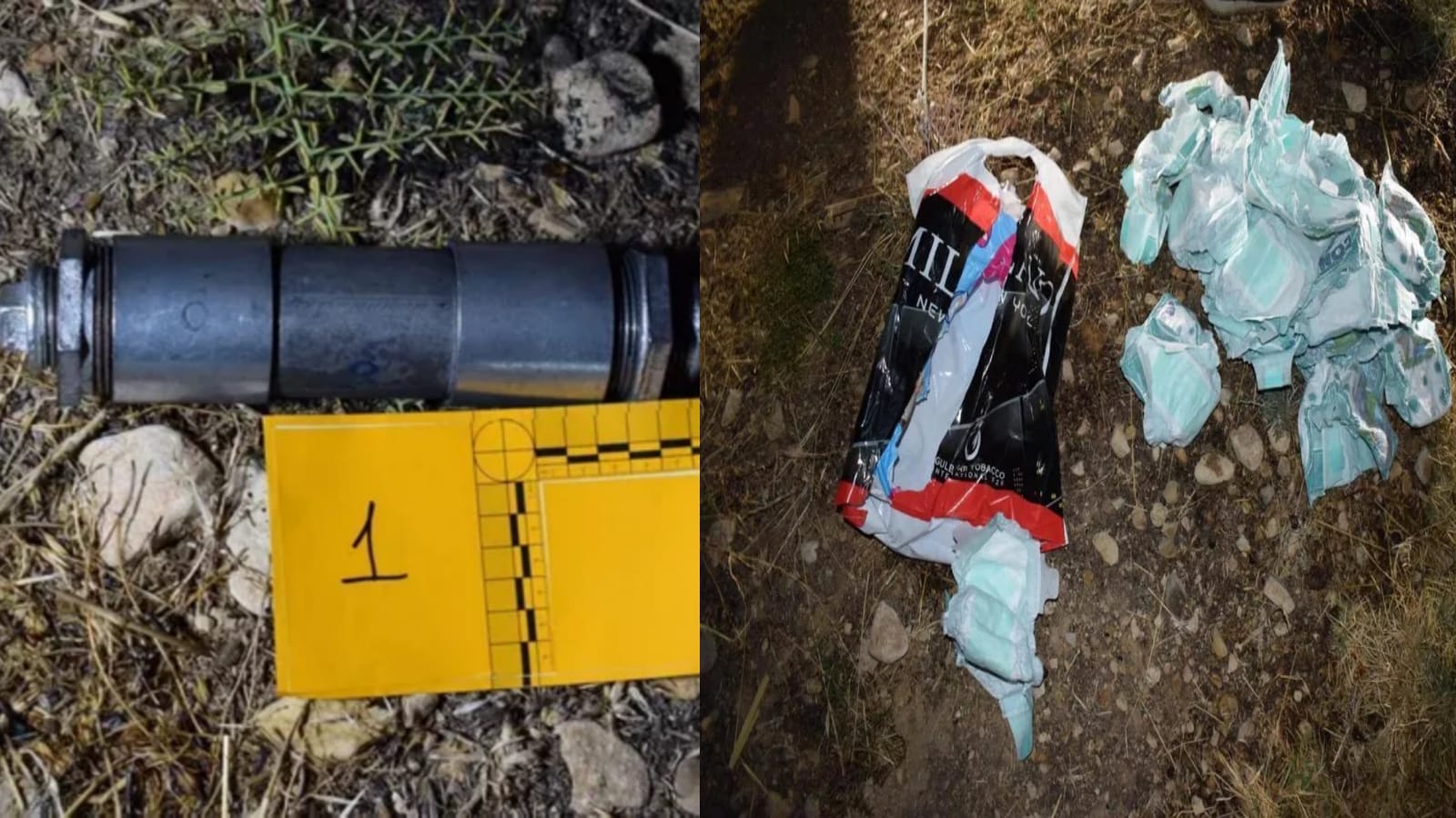 Felaket son anda önlendi: Bebek bezine sarılı bomba ele geçirildi
