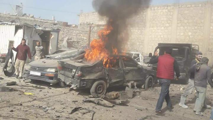 Afrin ve El Bab'ta bombalı terör saldırısı: 7 ölü 40 yaralı (Video Haber)