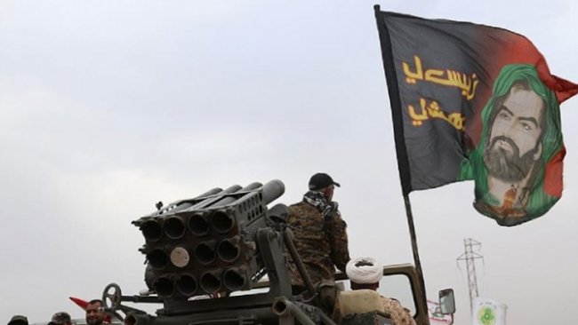 Haşdi Şabi Irak Ordusu'na ait operasyon merkezini Katyuşa füzeleriyle vurdu