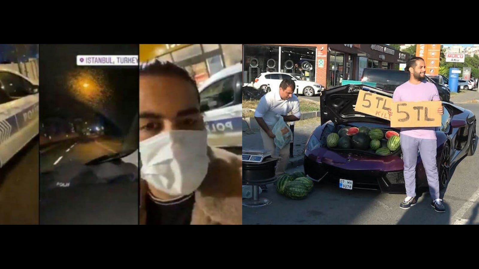 İstanbul'un sahibi benim diyerek polis otosuyla tur atan İranlı fenomen gözaltında