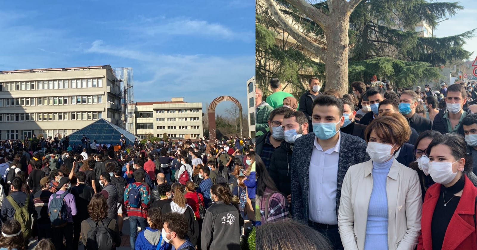 Boğaziçi Üniversitesi'nde gergin saatler: Yasadışı eyleme polis müdahale etti