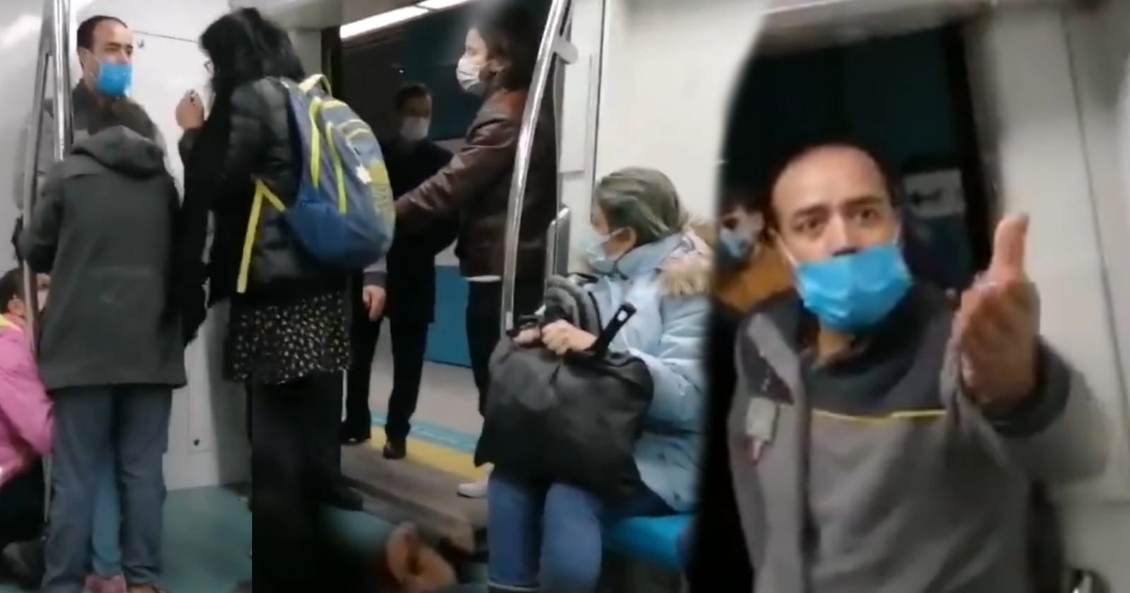 Marmaray'da şok görüntü: Suriyeli çocukları saçlarından tutup sürüdüler (Video Haber)