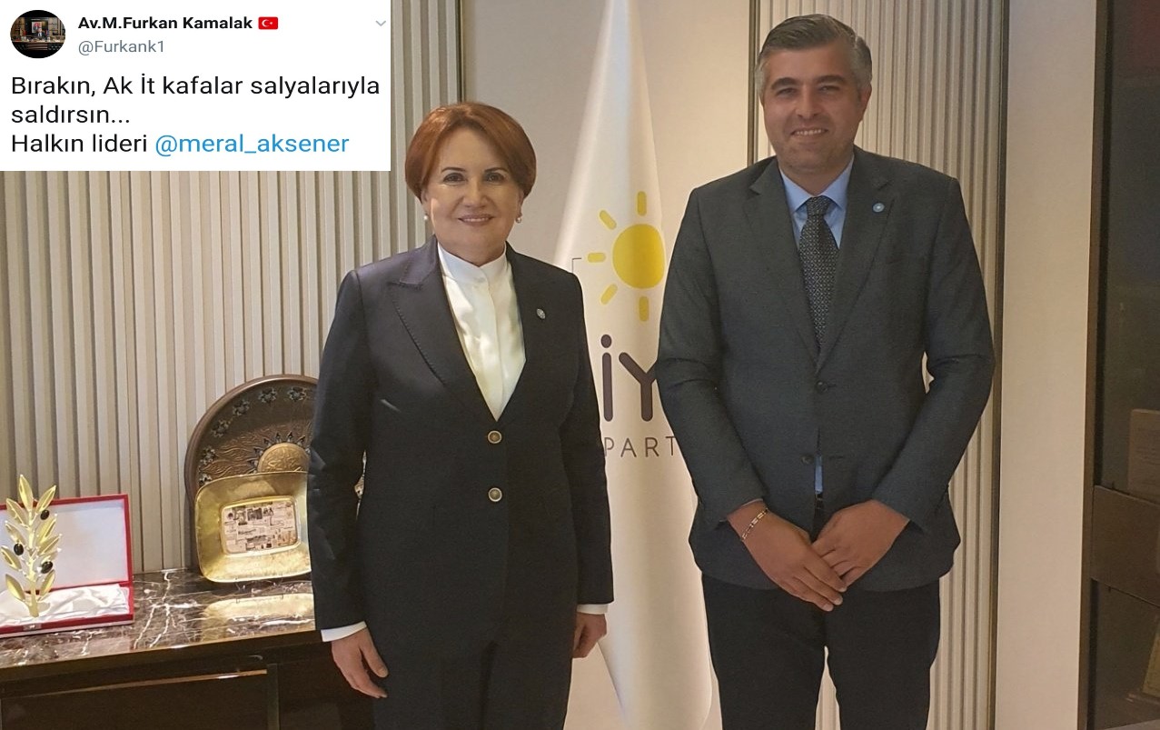 Meral Akşener'e şiir yazan Mustafa Kamalak'ın İYİ Partili oğlundan AK İtler paylaşımı