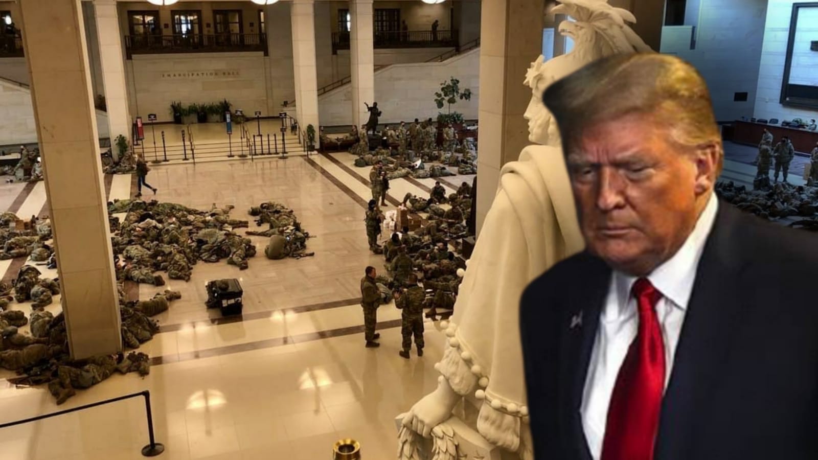 Trump için azil süreci işliyor, Meclis onayladı,Ulusal Muhafızlar Kongre binasına yerleşti