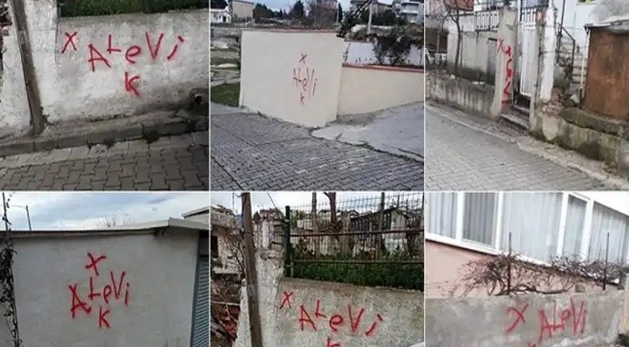 Yalova'da Alevi tahriki: Evlere işaret vurdular
