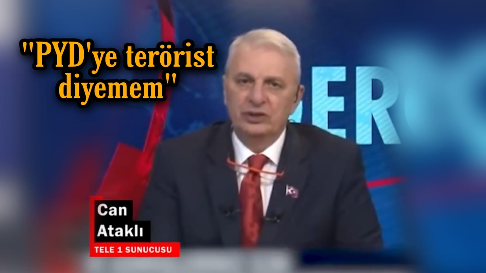 Tele1 yorumcusu Can Ataklı Suriye PKK'sı için ''Adam mı öldürdü, bomba mı patlattı?'' dedi