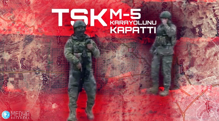 TSK M-5 Karayolunu Kapattı
