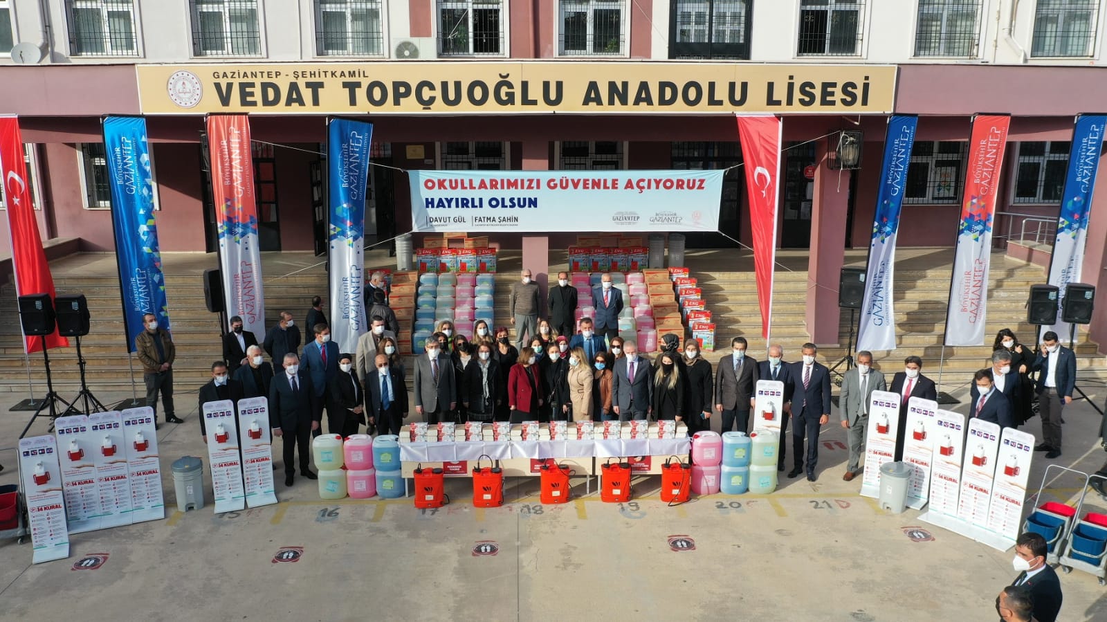 Gaziantep'teki okullar açılışa hazır