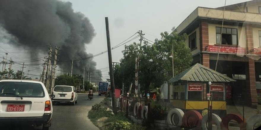 Myanmar'da cuntaya bağlı polis karakoluna saldırı: 14 ölü