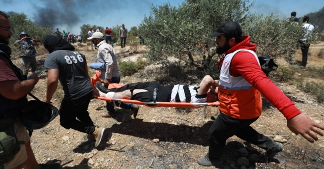 İsrail askerlerinin müdahalesinde 20 Filistinli yaralandı
