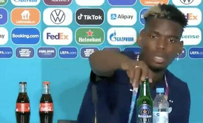 Paul Pogba'dan "bira şişesi" tepkisi