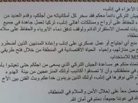TSK İdlib'te bildiri dağıttı