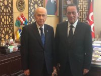 Alaadin Çakıcı Bahçeli'yi genel merkezde ziyaret etti