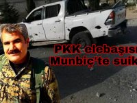 PKK elebaşısına Munbiç'te suikast