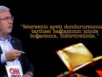 Mehmet Metiner'den Kur'an ayetleri hakkında şok sözler