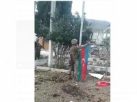 28 yıl sonra Azerbaycan bayrağı çekildi (Video Haber)