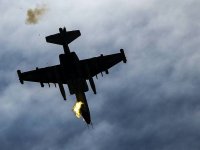 Ermenistan'a ait SU 25 savaş uçağı düşürüldü