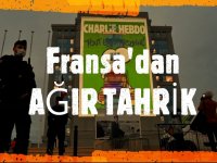 Fransa'dan ağır tahrik: Hükümet binasına Charlie Hebdo karikatürleri yansıtıldı