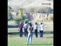 İran Türkleri'nden Karabağ'daki Azerbaycan askerlerine coşkulu karşılama