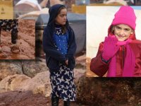 Ayağına naylon sararak gezen İdlibli kıza Hak İnsani Yardım Derneği sahip çıktı (Video Haber)