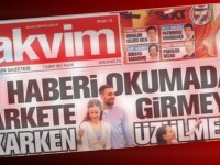 Takvim Gazetesinden Çarpıcı Market Manşeti