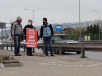 Nafaka yürüyüşünde 2 saat tutuklu kaldıktan sonra yoluna devam etti