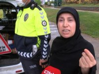 Maltepe'de minibüste maske takmayıp ceza yiyen kadın, makbuzu yırttı
