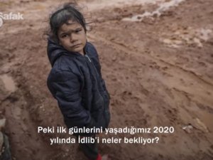 İnsanlık İdlib’de büyük bir sınav veriyor: Çöplerle ısınıyor yağmur suyu içiyorlar